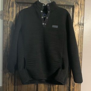 Women’s Simply Southern Black Ribbed Sweater